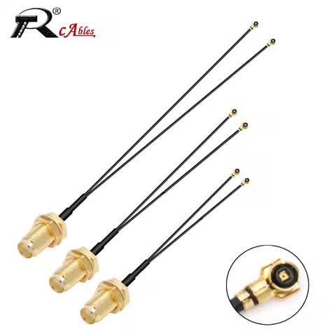 1to2 1to3 SMA Splitter Cable SMA Female to 2 x u.FL MHF Female RG1.13/0.81MM Pigtail Jumper WIFI Ant