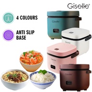 Giselle Mini Rice Cooker 1.2L with Non-stickPot and Steame periuk nasi mini periuk nasi mudah simpan