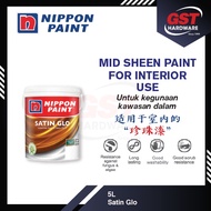 Nippon Paint Satin Glo Interior Paint 5L Off White Cat Rumah Nippon Paint Interior Cat Dinding Rumah