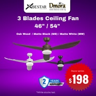 Bestar Razor DC Ceiling Fan 46/54 inch (with LED/ without LED)
