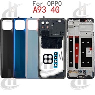 For OPPO A93 4G CPH2121 Battery Back cover Housing middle frame + Button + LCD Front frame + Lens Fr
