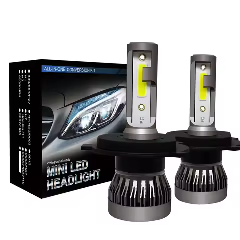 2PCS Lights Auto H7 LED H4 Bulb H3 H8 H9 H11 9005 9006 9012 6000LM Car Headlight H1 6000K Auto Fog L