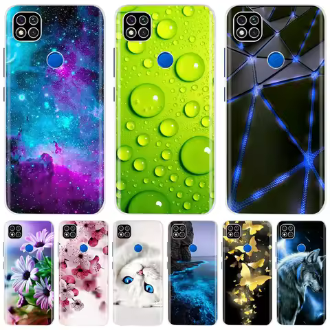 For Redmi 9C NFC Case on For Xiaomi Redmi 9C 9 C NFC Soft Silicone Back Cover Silicone Case For Redm