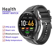 W10 2022 New PPG ECG Smart Watch Men Women Body Temperature Smartwatch Wristwatch Display Heart Rate Monitor Fitness Bracelet