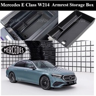 Mercedes Benz E Class W214 (2024-2026) E200 E350e Armrest Box Storage E Class Armrest Console Tray C