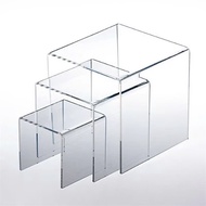 3mm transparent U-shaped shelf - D49 R4.5 C4.5cm