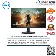 Dell Alienware 25 AW2521H 24.5" FHD Gaming Monitor 240Hz~360Hz ( HDMI, DP, 3 Yrs Wrty )