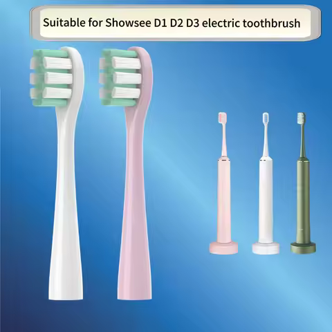 Replacement Electric Toothbrush Heads For ShowSee D1/D2/D3 Electric Toothbrush Soft Bristles Cleanin