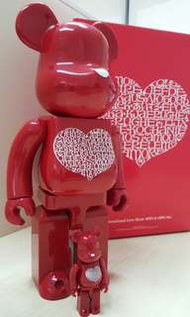 International Hearts 400%+100% Be@rbrick Alexander Girard Be@rbrick