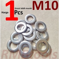 M10 STAINLESS STEEL SUS 304 A2-70 WASHER PLATE M10 STAINLESS STEEL WASHER