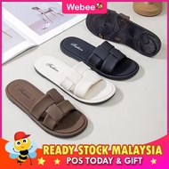 WEBEE 2505 Kasut Wanita Shoes Perempuan Shoes for Women Flat Sandals Soft Bottom Beach Shoes Slipper