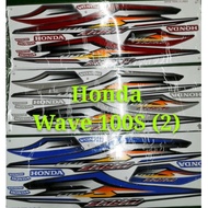 ✨ Body Sticker Honda Wave 100S (2) ✨For 🔥 Honda Wave100 / Wave100 R 🔥