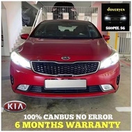 Kia Cerato K3 2016 17 18 6500k White Canbus LED Headlight / Fog Light Bulb 100% Error Free - 9005 H1