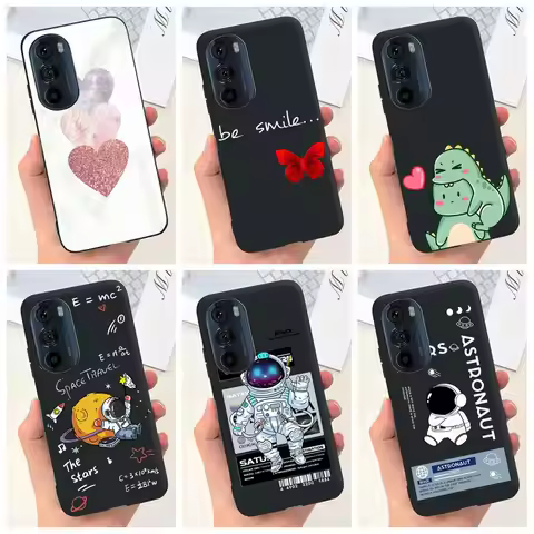 For Motorola Edge 30 5G Case Cute Fashion Astronaut Soft Cartoon Cover For Moto Edge 30 Pro Coque Ed