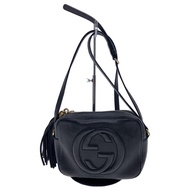 GUCCI Shoulder Bag Disco Soho Small Black 2344950127638