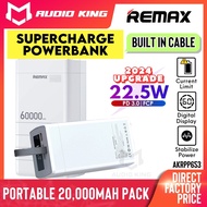 REMAX Original Powerbank 60000mah Super Fast PD Laptop Charging 100W USB Type C Output Turbo Charge 