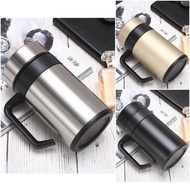 400ml 304 stainless steel thermos mugs tea office cup with handle bekas air panas air sejuk cup jenn