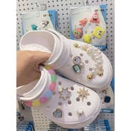 Crocs accessories, flower shoe buckles for Crocs, Zhibixing decorative metal letter charms for shoes