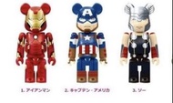 Bearbrick marvel 一番賞 5隻 iron man Thor vision venom captain