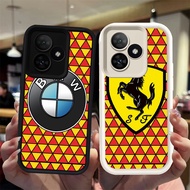 N56 Fashion brand Black and white silicone Casing for Realme C55 C31 C63 C61 C35 C51 Narzo 50A Prime