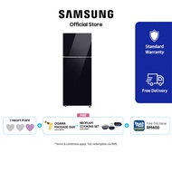 Samsung Bespoke Top Mount Freezer Refrigerator with Optimal Fresh |  in Clean Black | 476L | RT47CB664422ME