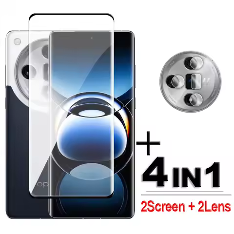 For OPPO Find X7 Ultra Glass For Find X7 X6 X5 Pro Tempered Glass 3D Full Cover Curved Screen Protec