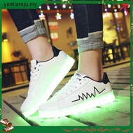 AIME Men/Women students ghost dance luminous shoes USB rechargeable led light sneaker Women's Shoes