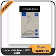 KABEL DATA VIVAN PANJANG 200 CM 2,4 A FAST CHARGING FOR MICRO USB,FOR