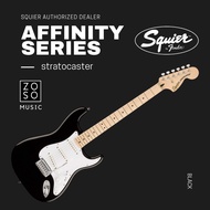 SQUIER AFFINITY STRATOCASTER ELECTRIC GUITAR, MAPLE FRETBOARD BLACK (SQUIER/ AFFINITY/ STRATOCASTER/