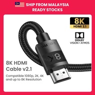 HDMI 48Gbps Cable 8K/60Hz v2.1 High Speed Compatible Video 48Gbps Digital for PS5 PS4 8K 2.1 4K 2.0 HDMI Cables