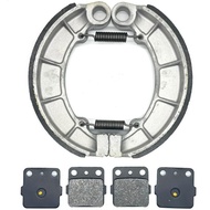Motorcycle Front & Rear Brake Pads Shoe Set For HONDA TRX500FE Fourtrax Foreman 4X4 ES 12-13 TRX500F