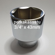 MATA 3/ SOCKET WRENCH 4" X 43MM 6PT FLAG JAPAN 43 MM SOCKET SOK SHOCK