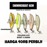 SWIMBAIT / SWIMMER / SWIMMERALITE CALEN 6CM ALL VARIANT Soft Plastic 6cm