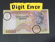 Malaysia RM500 ZW7505301 ZW8505301 Digit Error Copy Banknote Wang Lama Palsu 仿