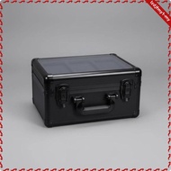 leipupa Lockable Card Storage Box Portable Handle Graded Card Storage Box Foam Padding for Collector