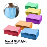 Polibib Dental Bib Dental Chest Pad/ 125pcs