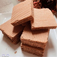 Chocolate Choco Wafer Berkrim Coklat Biskut Timbang Murah Sedap Rangup