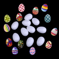 kitchenpartner7c 10PCS DIY Foam Easter Eggs Foam Crafts for Easter Party Decor 3/4/5/6/7CM Eggs KNE