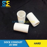 20 mm PVC Hard Sock 20 mm Conduit Socket/ Electric Pipe Socket/ 20 mm Conduit Pipe Sock/ 20 mm Socke