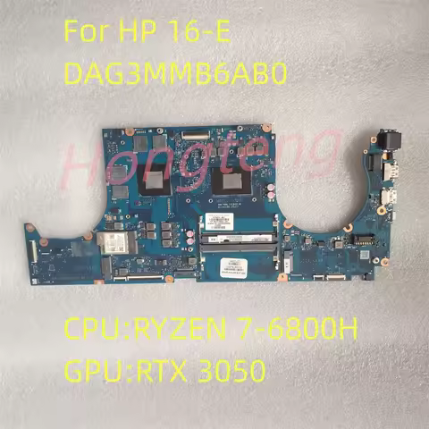 For HP VICTUS 16-E DAG3MMB6AB0 REV: B Laptop Motherboard RYZEN 7 6800H RTX 3050 N13224-601 N10474-60