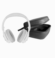 WYZE Noise Cancelling Headphones and Hard Case for Travel, Wireless Over The Ear Bluetooth Headphone