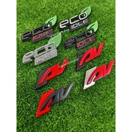 Need Remove Logo Ori Myvi Bezza ECO IDLE & AV With Tape Logo Emblem