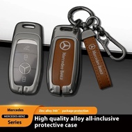 For Mercedes-Benz A B C E S G-Class CLA CLS EQA EQB EQC GLA GLB GLC GLE GLS Car Zinc Alloy Key Case 