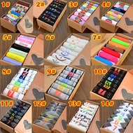 7 Pairs/Box Socks Cotton Ankle Week Crew Socks