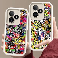 Casing for Realme Narzo C51 C67 50A C35 C33 C63 C61 C31 C55 C53 GT 6 Note 60 50 Prime 5G Soft White 