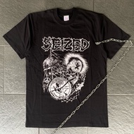 TSHIRT SEIZED | CAVEAT IMPERIUM Oversized T Shirt Men Cotton T Shirt Graphic Tee