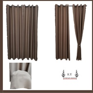 B4 Ready Made Curtain 90%Blackout Siap Jahit Langsir (Free Eyelet/hook )Langsir RAYA Kain Tebal 100%