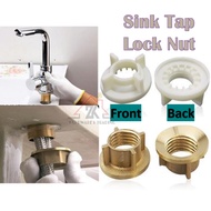 Sink Tap Replacement Accessory Plastic Lock Nut Faucet Sink Washer Getah Washer Nut Bawah Paip Pili 
