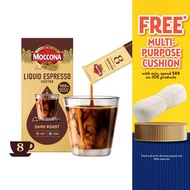 MOCCONA Liquid Espresso Dark Roast, 8 sachets   (Expiry: Sept 2026)