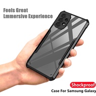 Samsung Galaxy A23 Protective Shockproof Acrylic Phone Case For Samsung M23 F23 Soft Clear Anti Fing